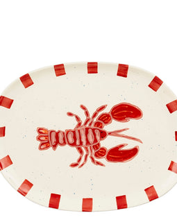 Ariane Servingboard - L41 x B31 x H3 cm - Steingüter - Rot