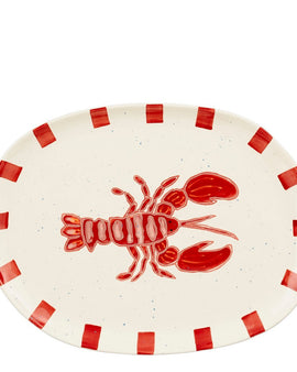 Ariane Servingboard - L41 x B31 x H3 cm - Steingüter - Rot