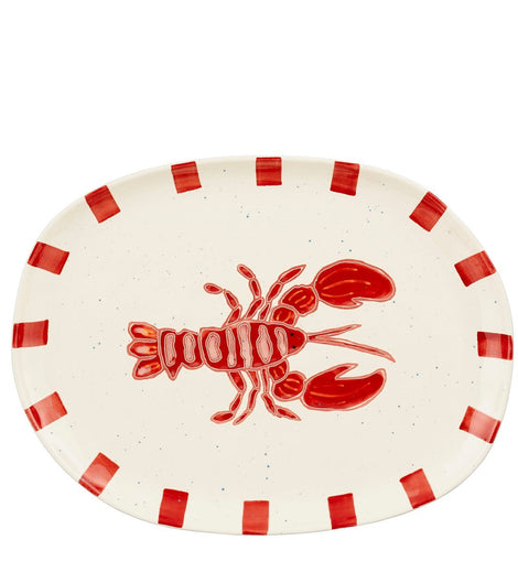 Ariane Servingboard - L41 x B31 x H3 cm - Steingüter - Rot