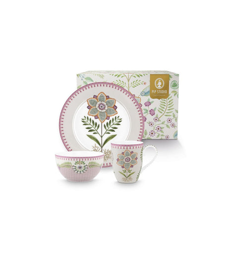 Set/3 Frühstücksset Lily&Lotus