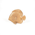 Ornament - Plattfisch - Polyresin - Gold - 19,5x10,5x16cm