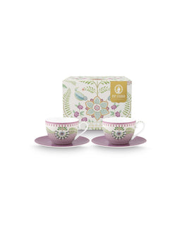 Set/2 Tassen und Untertassen Lily&Lotus 280ml