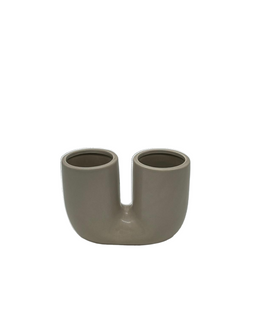 Keramikvase in U-Form - Konceptpunkt Home, Deko und mehr …
