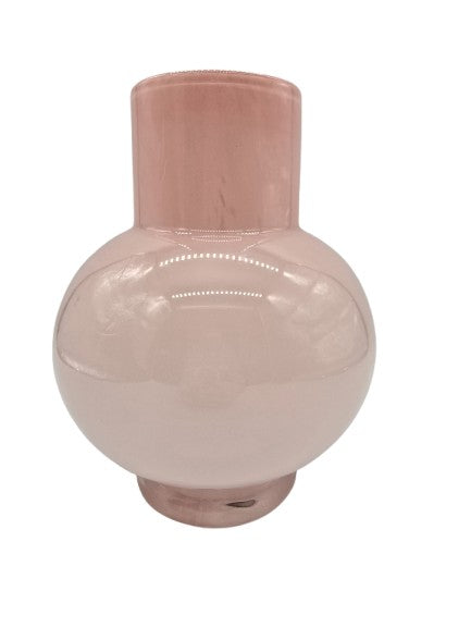 Vase "Deborah" aus Glas in Rosa