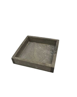 Holztablett Beige / Braun lasiert klein