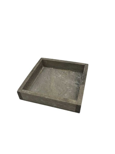 Holztablett Beige / Braun lasiert klein