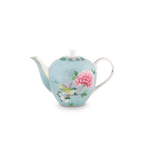 Teekanne Große errötende Vögel Blau 1.6ltr